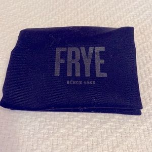Frye Drawstring Cotton DustBag Small 13” x 13.5 Excellent Condition. 👜 👛